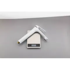 Смеситель для умывальника FRAP F1052-54 белый/хром, высокий