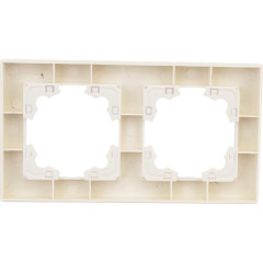 Рамка 2-пост UNIVersal Афина сл.кость A0044-I