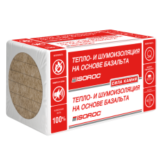 Утеплитель мин/ват ISOROC ПП-80 пл-86 (1000х600х50) (3,6м2 0,18м3)