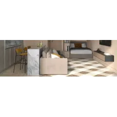Плитка керамогранит 450*450*8мм. QUILTING бежевый арт. 736401 в уп. 1.215 м2 (6шт.)