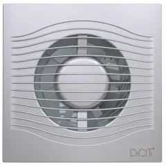 Вентилятор осевой вытяжной D100 SLIM 4C gray metal