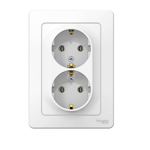 Розетка 2-ая 2P+Е BLANCA бел. SchE BLNRS001021