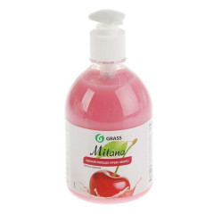 Жидкое крем-мыло MILANA спелая черешня с дозатором 500мл (49820)