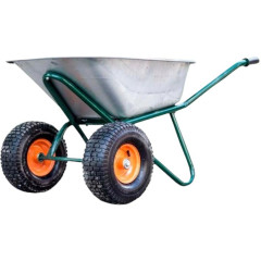 Тачка садово-строительная 110л/250кг 2 колеса Скорпион (295466)