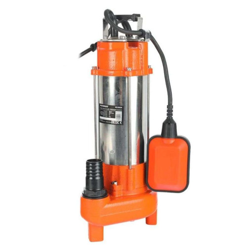 Насос дренажный PATRIOT FQ 500 N, С НОЖОМ, д/грязной воды, 500 Вт
