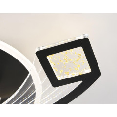 Светильник AMBRELLA FA4477/3 BK 62W(4650lm) 2000K-4000K-6000K d560 ПДУ, черный