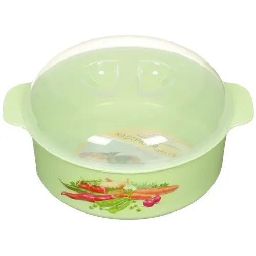 Контейнер пищевой кастрюля пластик 2,1л Полимербыт (170735)