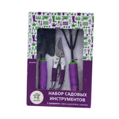 Набор садовый DON GAZON секатор, совок, рыхлитель (54920)