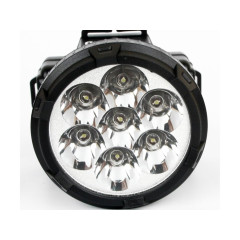Фонарь налобный Ultraflash LED 5362 аккум 220В, черный, 7 LED, 2 реж