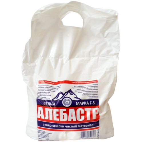 Алебастр белый Г-5 (3кг)