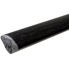 Штапик из  ВСП цвет венге черный 2,75 м 10мм.