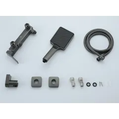 Смеситель для ванны FRAP F3284-9, оружейная сталь