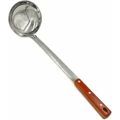 Половник для казана с деревянной ручкой 46см