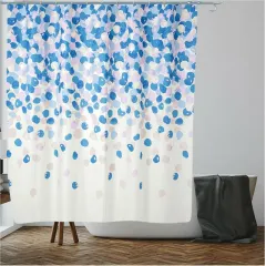 Шторка для ванной PERFECTO LINEA Secret 180x180cм 12 колец, лепестки