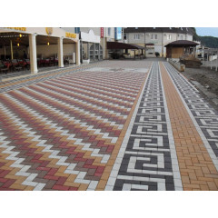 Плитка тротуарная вп  Кирпич 200*100*40 (черный) (НОВАЯ ФАСКА) (972/880 шт/п, 19,44/17,6 м2)