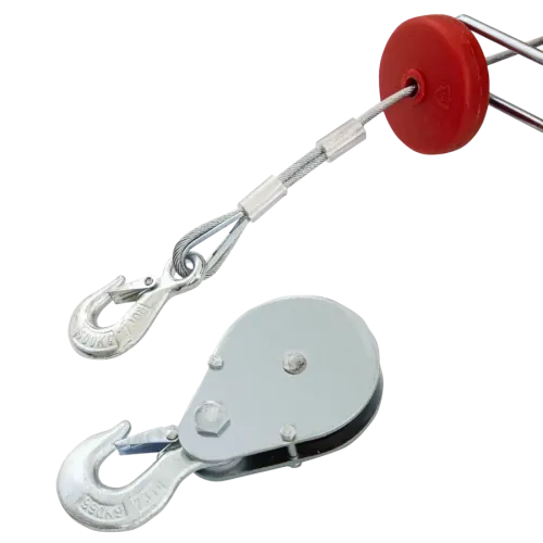 Тельфер электрический DENZEL TF-1000 (1т, 1600 Вт, высота 12 м, 8 м/мин) (52016)