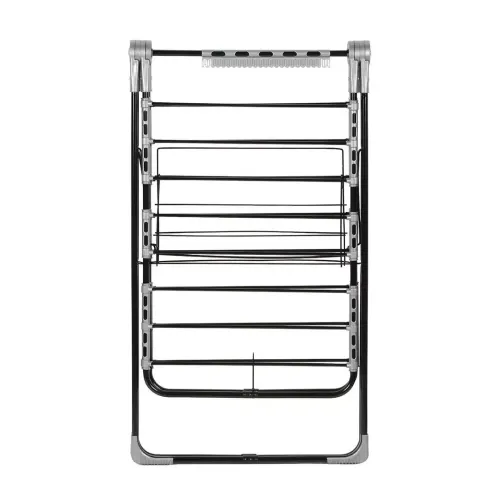 Сушилка для белья напольная DOGRULAR 15,5м, 107,5х59х90см, Миа бабочка, черная 313102 (508456)