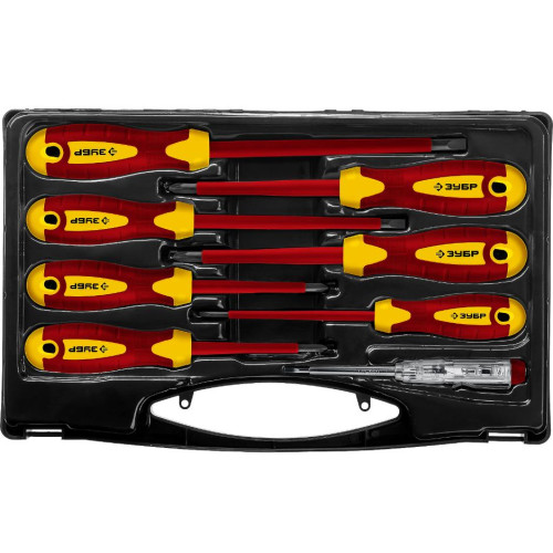 Набор отверток диэлектрических ЗУБР 8 шт (25268)