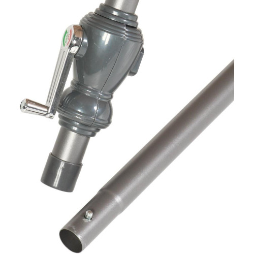 Зонт садовый 270*270см бежевый с подставкой 51*12*51см (502005)