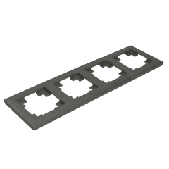 Рамка 4-пост Катрин графит PFR00-7004-06