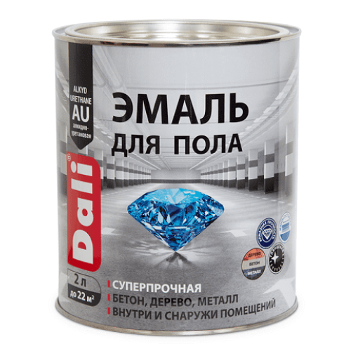 Эмаль для пола DALI бежевая 2 л
