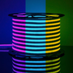 Светодиодная лента Гибкий неон 220V ES LS001 80Led 12W IP67 RGB односторонний, 50м