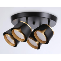 Светильник TN71243/4 BK/GD GX53 черный/золото