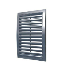 Решетка наружная вентиляционная вытяжная 200х300 2030РРН сер.