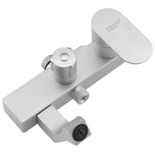 Душевая стойка FRUD R24001 серебро