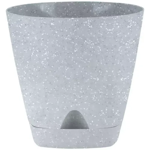 Горшок для цветов 2,5 л светлый камень, прикорневой полив INGREEN AMSTERDAM (ING6300100)