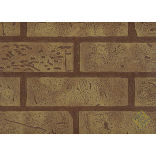 Панель АКВ тиснение Кирпич,темно-желтый (2,44м*1,22м, 5,5мм)