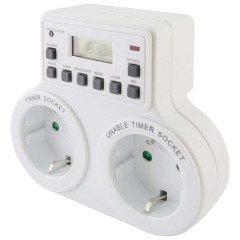 Таймер розеточный электронный 16 А TDM SQ1506-0006