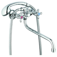 Смеситель для ванны G-LAUF JML7-A605, круглый поворотный излив