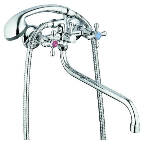 Смеситель для ванны G-LAUF JML7-A605, круглый поворотный излив