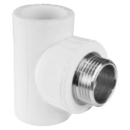 Тройник п/п комбинир. KALDE нар. резьба ф 32х1/2