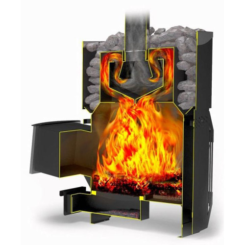 Печь-каменка банная Русь-сетка 18Л(*9)