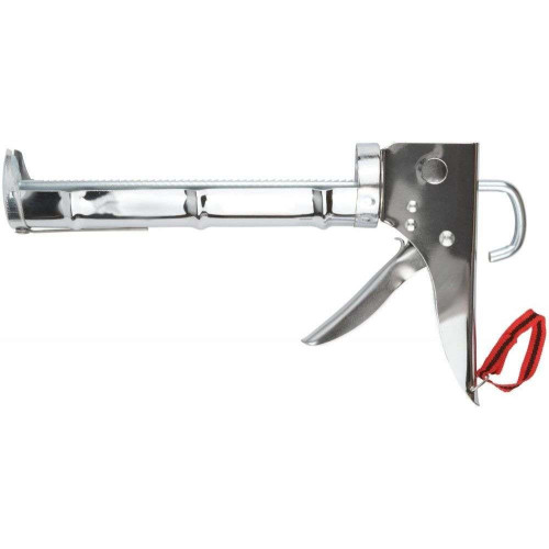 Пистолет для герметика BARTEX полуоткрытый усиленный, зубчатый шток 7,8 мм (317437)