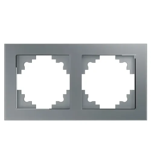 Рамка 2-пост Катрин серебро PFR00-7002-03