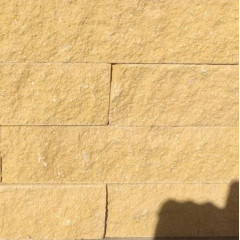 Кирпич Гиперпрессованый Жёлтый Декор Ложок 250*90*65 (416 шт. в поддоне)