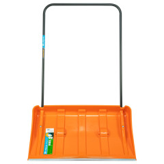 Скрепер для уборки снега Сибртех пластиковый усиленный 795х435х1280мм (61669)