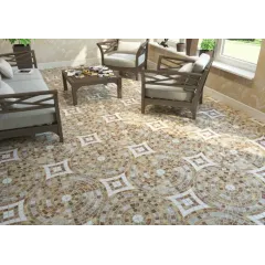 Плитка керамогранит 450*450*8мм. Бремен мрамор корич. светлый арт. 739661 в уп. 1.215 м2 (6шт.)