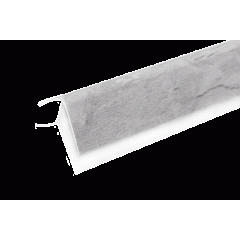 Профиль ПВХ ИДЕАЛ 8 мм Угол внешний матовый 2,7м 519 Венеция светло-пепельная (25)