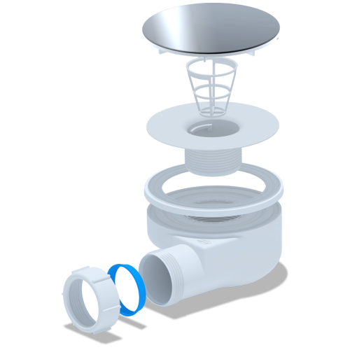 Сифон для душевого поддона АНИПЛАСТ E350VAL 1 1/2