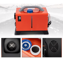 Отопитель дизельный автоном JS9203-1in1-8000-(1) (cухой фен) корпусе JS, 12 В, 8кВт, 1 сопло