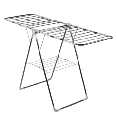 Сушилка для белья напольная DOGRULAR 15,5м, 107,5х59х90см, Миа бабочка, черная 313102 (508456)