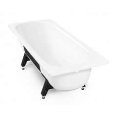 Ванна стальная TEVRO 160х70x40см с ножками, толщина 2,7 мм T-62902