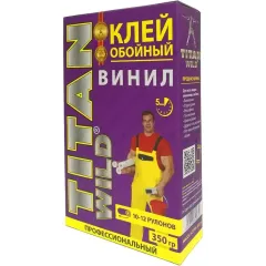 /Клей обойный ТИТАН WILD винил обоев 350гр (36) (*2)