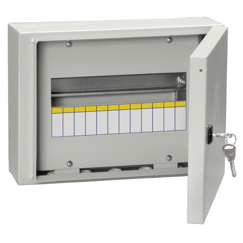 Корпус металлический ЩРн -12з-0 74 У2 IP54 (240х330х120) IEK MKM11-N-12-54-Z (67156)