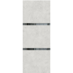 Дверное полотно Браво-2.55 ДО 70 Look Art, покрытие Эко Шпон (BRAVO) (лакобель черное)(153-1044)