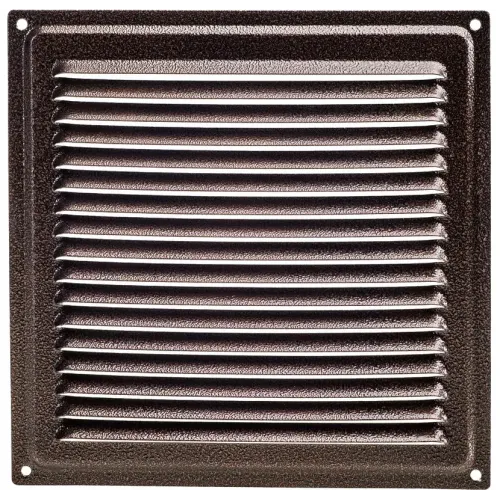 Решетка металлическая с сеткой 200*200ВР медь